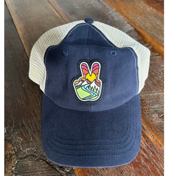 Atomic Child Navy Peace Hat NWT - Picture 1 of 7